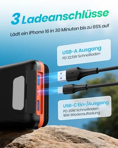 A ADDTOP Solar Powerbank 3