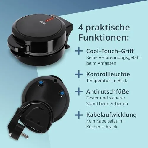 ADE Mini Waffeleisen 3