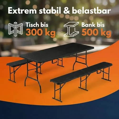 ALBATROS Bierzeltgarnitur 2