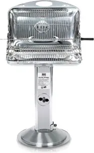 Aldi BBQ Edelstahl-Säulengrill