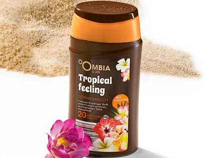 Aldi Ombia Sun Tropical Feeling Sonnenmilch LSF 20