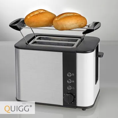 Aldi Quigg Design-Edelstahl-Toaster