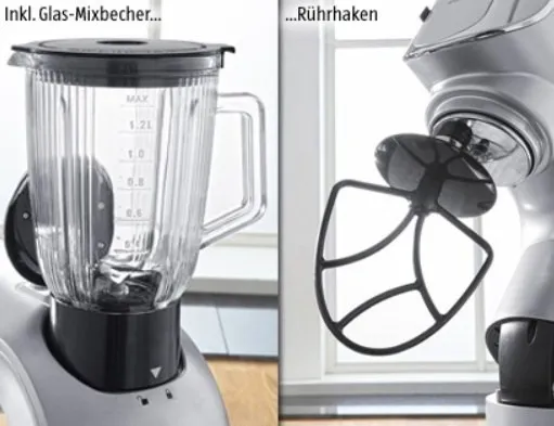 Aldi Studio Profi-Küchenmaschine 4