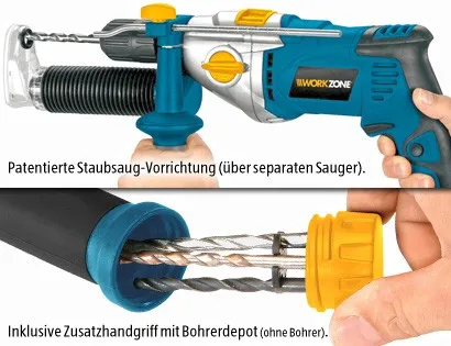 Aldi Workzone 2-Gang-Schlagbohrmaschine 2