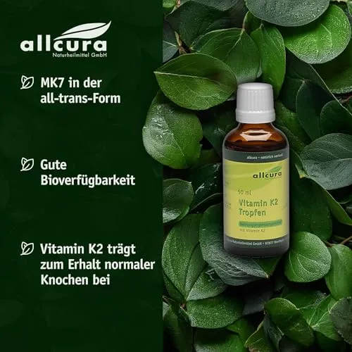 Allcura Vitamin K2 Tropfen MK7 2