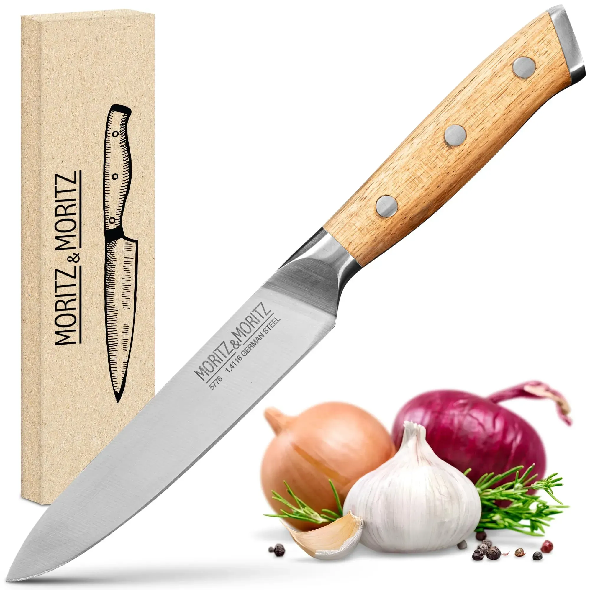 Allzweckmesser 13 cm grau