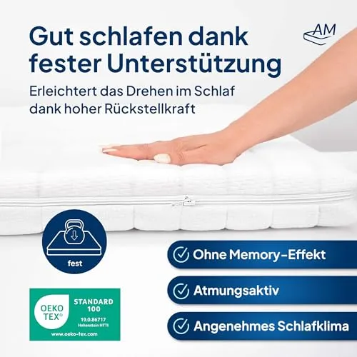 AM Qualitätsmatratzen Topper 2