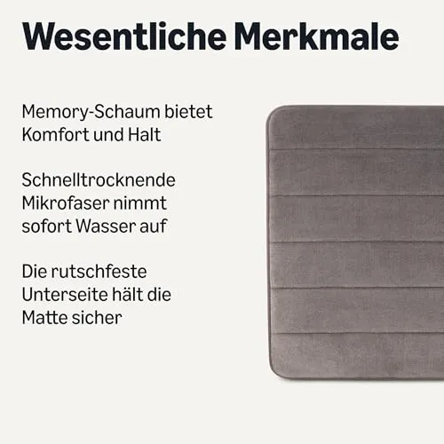 Amazon Basics Badematte 3
