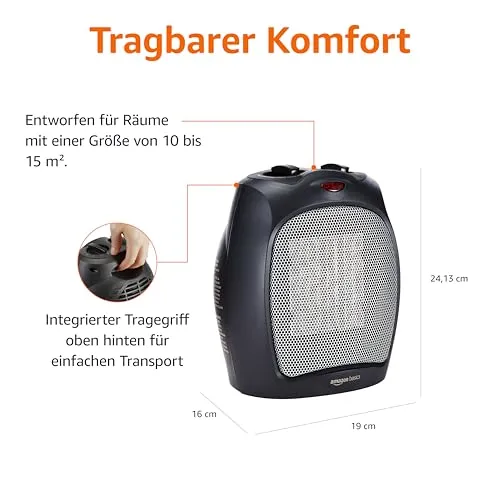 Amazon Basics Keramik-Standheizung 3
