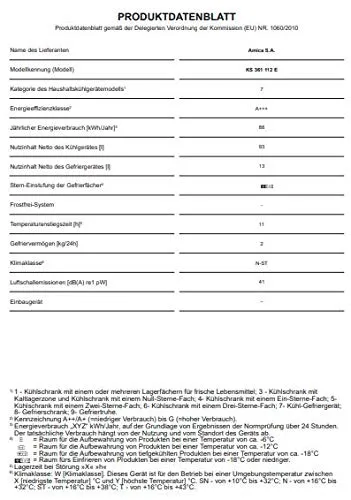 Amica KS 361 112-1 E 3
