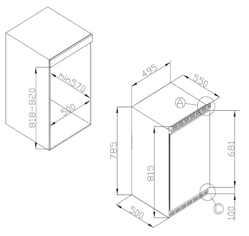 Amica UKSD 361 951 4
