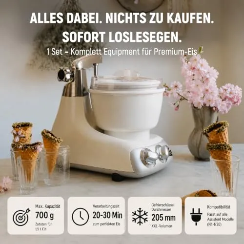 Ankarsrum Ice Cream Maker 2