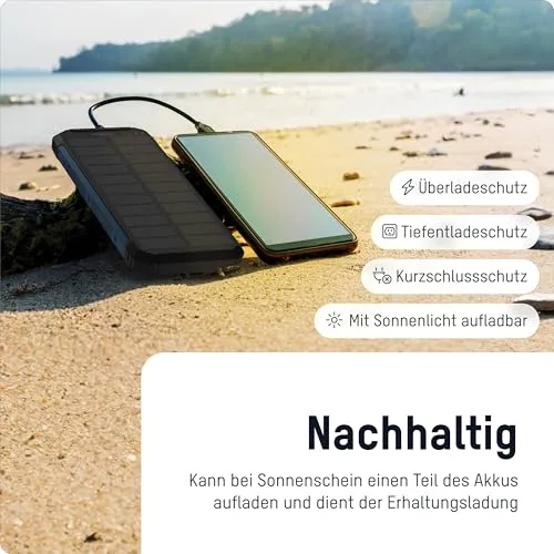 Ansmann Solar Powerbank 10000 mAh 2