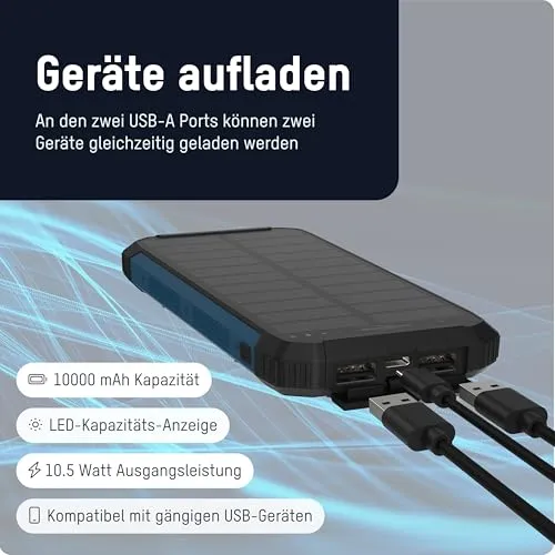 Ansmann Solar Powerbank 10000 mAh 3