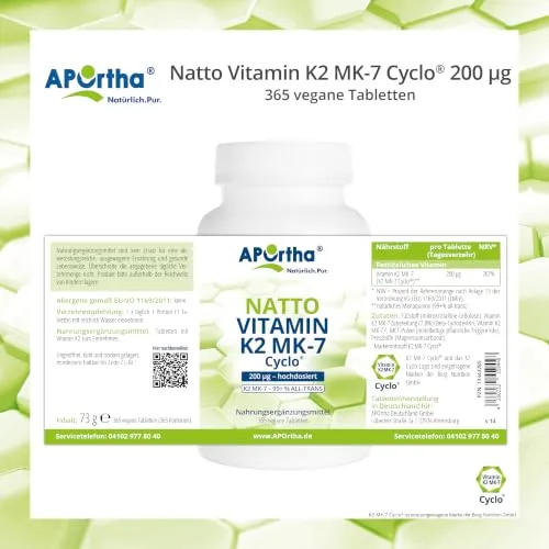APOrtha Vitamin K2 MK7 5