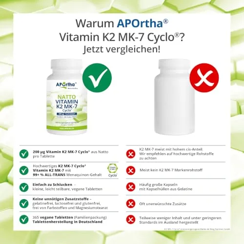 APOrtha Vitamin K2 MK7 6