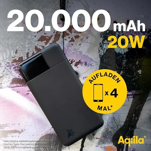 Aqiila Powerbank 20000mAh 4