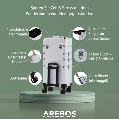 Arebos Kosmetikkoffer 2