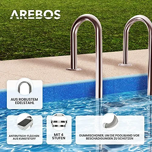 Arebos Poolleiter 2
