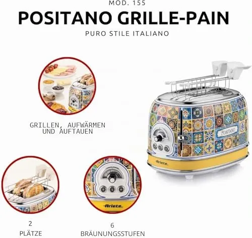 Ariete Toaster 155 Positano 2