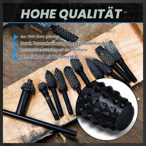 ASNOMY Holzraspel Set 3