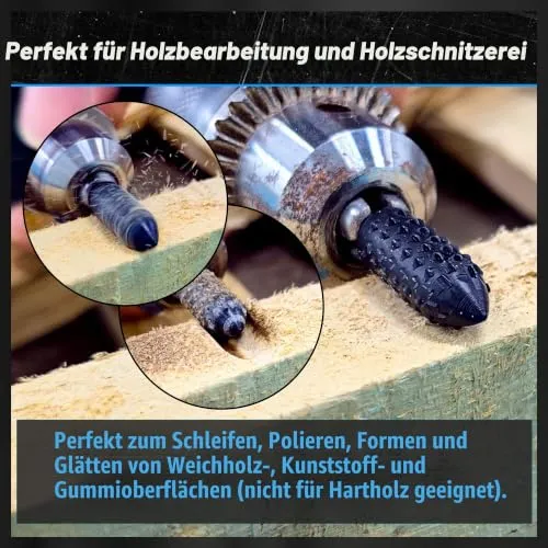 ASNOMY Holzraspel Set 4