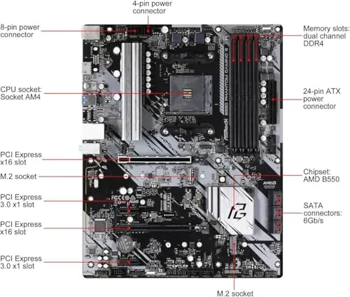 ASRock B550 Phantom Gaming 4 2