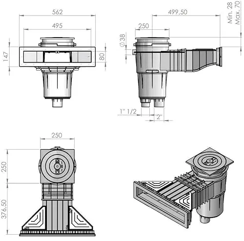 Astralpool Skimmer 17,5 Slim 5