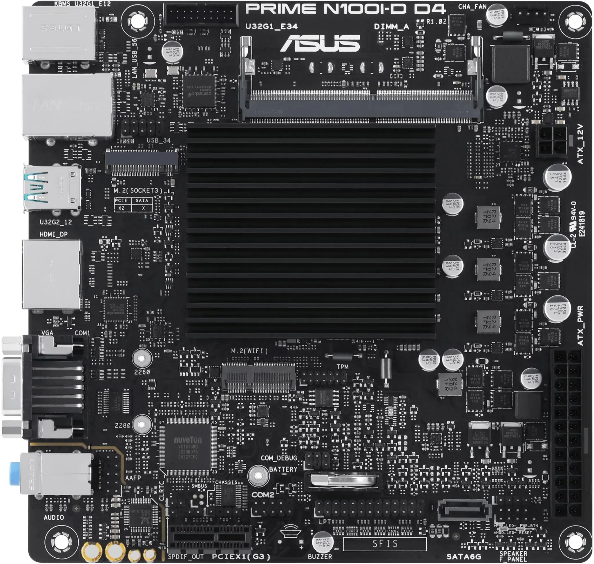 Asus N100I-D D4 Mini-ITX