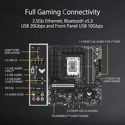 ASUS TUF Gaming B760M-PLUS 6
