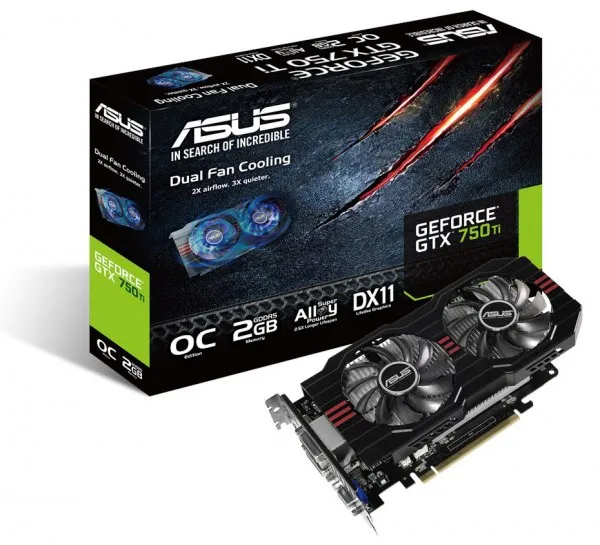 Asus GeForce GTX 750 Ti OC 2GD5 2