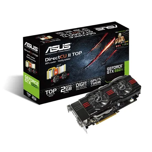 Asus GTX 660 Ti Direct Cu II TOP DC2T 2