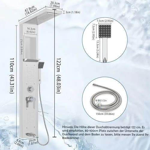 AufuN Duschpaneel UC 2