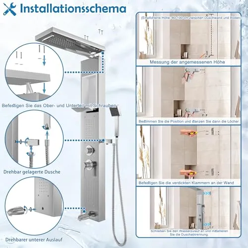 AufuN Duschpaneel UC 5