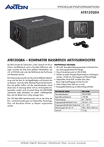 AXTON ATB120QBA 4