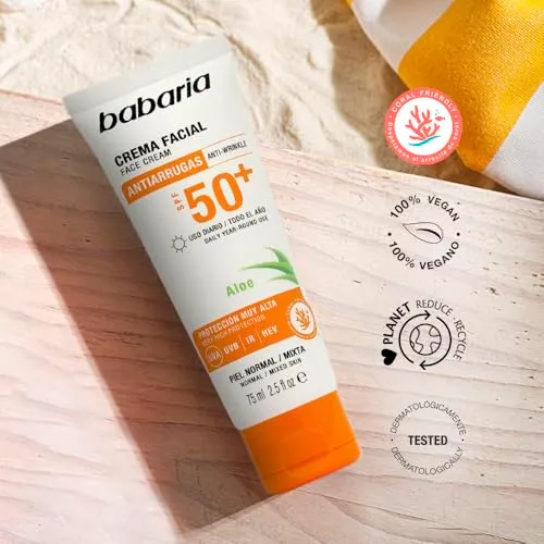 Babaria Sonnencreme Gesicht SPF 50+ 5