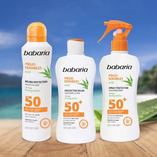 Babaria Sonnenschutz Nebel Sensitiv SPF 50 3