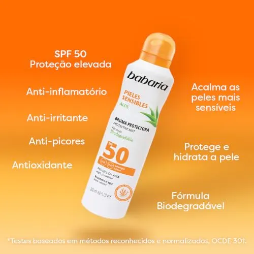 Babaria Sonnenschutz Nebel Sensitiv SPF 50 4