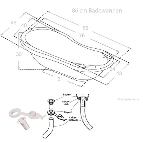 Babykajo Babybadewanne UC 3