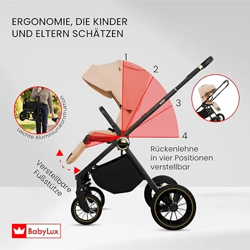 Babylux Kinderwagen ROSSO 4