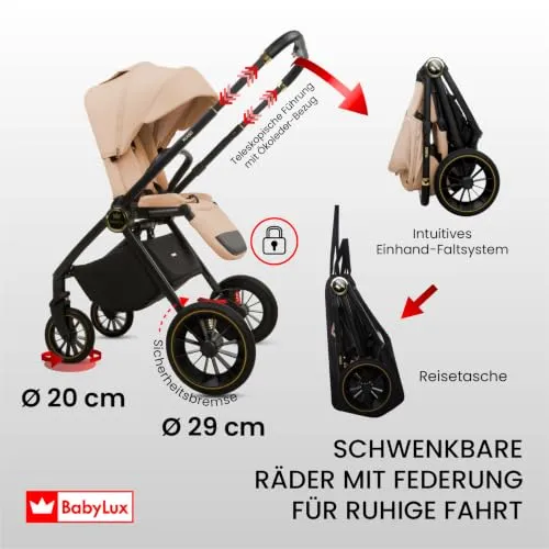 Babylux Kinderwagen ROSSO 6