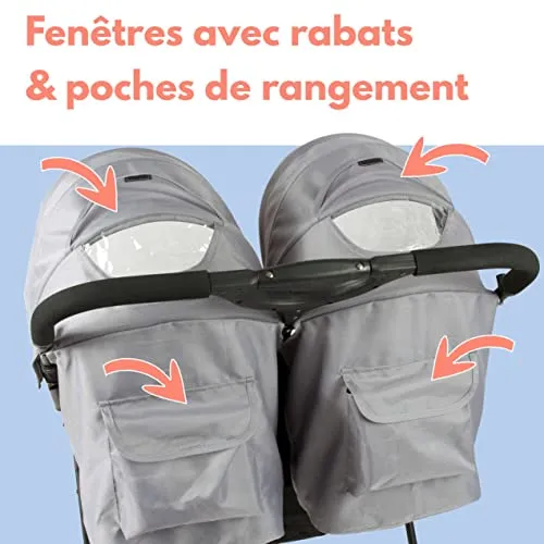 BAMBISOL Doppelkinderwagen UC 2