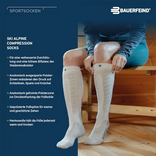 BAUERFEIND Ski Alpine Compression Socks 4