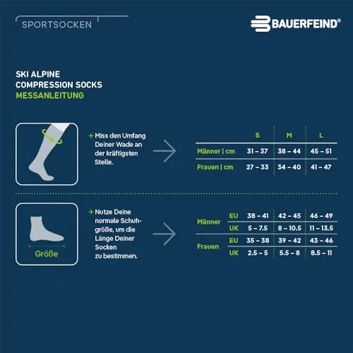 BAUERFEIND Ski Alpine Compression Socks 5