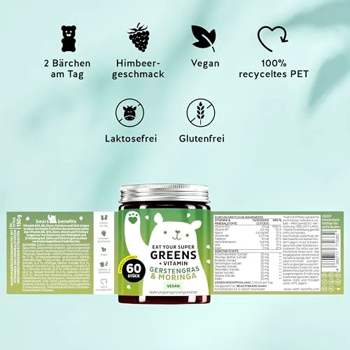 Bears with Benefits Gummibärchen Moringa 4
