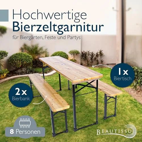Beautissu Bierzeltgarnitur 4