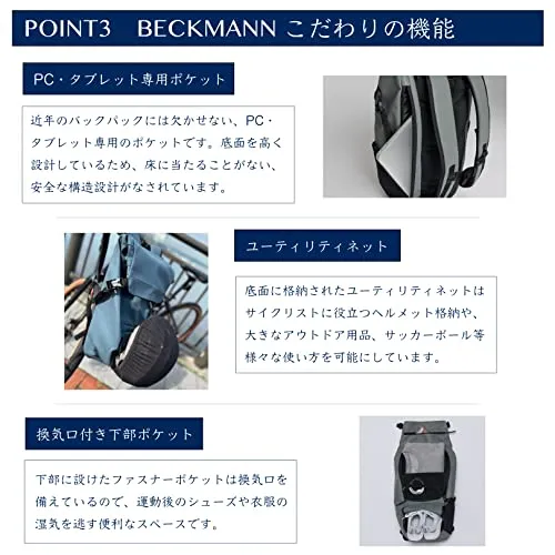 Beckmann Street Light Backpack 22L 4