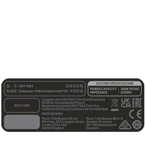 Behringer SAT 1004 5