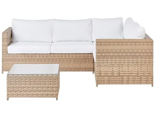 Beliani Garten Ecksofa UC 4