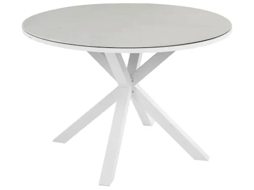 Beliani Gartentisch Taupe 4